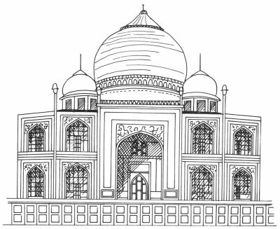 Featured image of post How To Draw Taj Mahal For Kids Today we are going to do more drawings of famous places