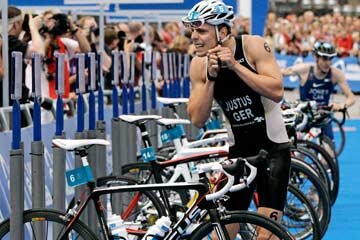 triathlon transition bike to run