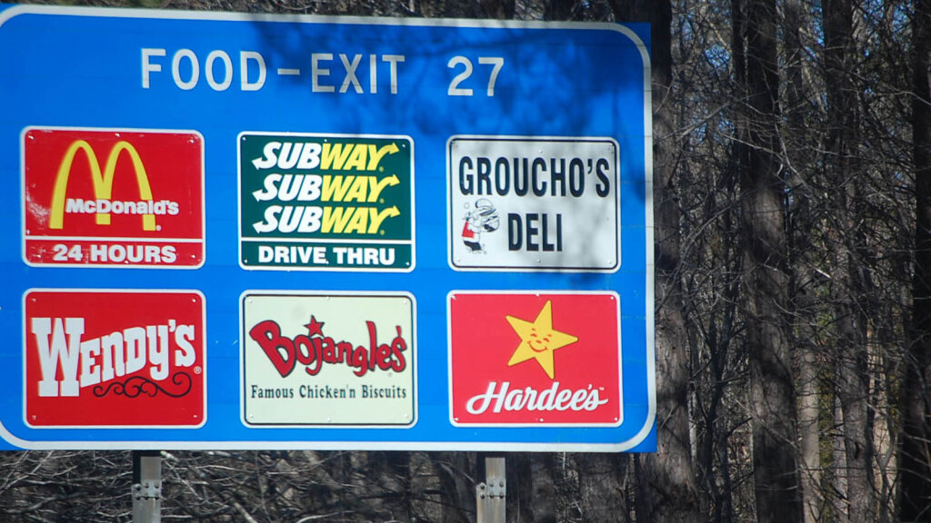Who Does — and Doesn’t — Get Featured on Blue Highway Exit Signs?