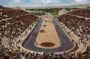 The Olympic stadium in Athens that was the scene of the 1896 games.