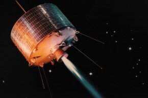 Первый в мире геосинхронный спутник Syncom I