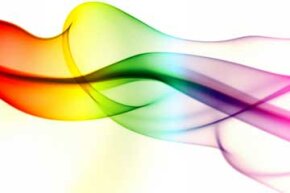 我们所熟悉的彩虹只是更大的电磁波谱中的一小部分。＂border=