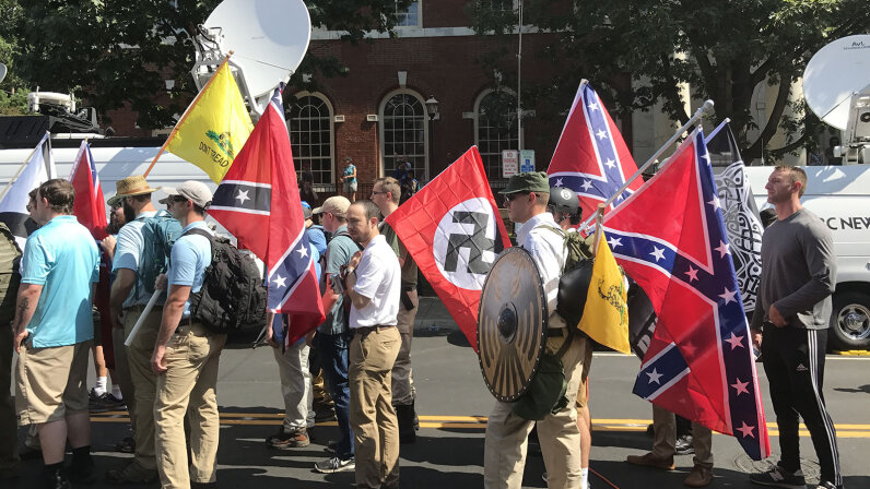митинг белых националистов