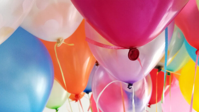 gas balloons for party