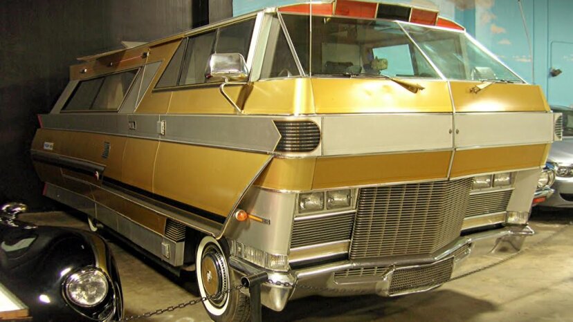 Das 1971er Star Streak Wohnmobil macht Wohnmobile stolz, während es im California Automotive Museum in Sacramento, Kalifornien ausgestellt ist. Jack Snell via Flickr