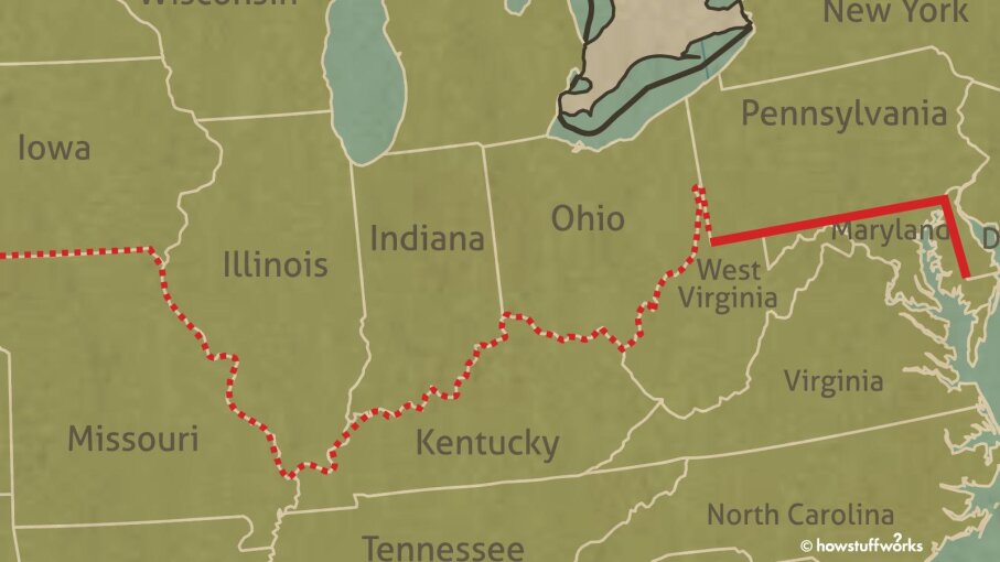 How the Mason-Dixon Line Unwittingly Became the Divider Between the ...