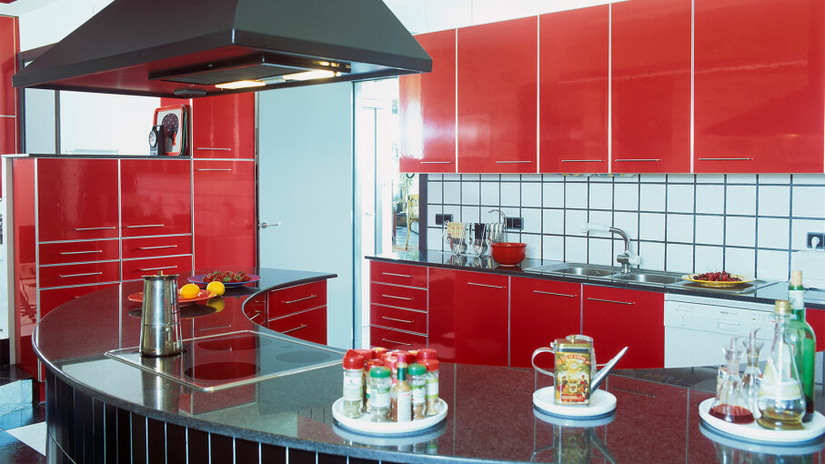 kitchen design with air vent